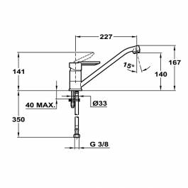 Köksblandare MF2 ML Intra