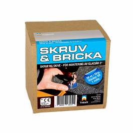 Skruv och bricka till Glaciär 3