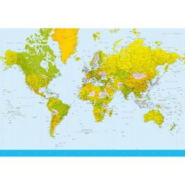 Fototapet Map of the World W+G