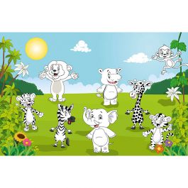 Tapet Happy Animals Giant Art W+G