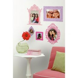 Väggdekor Pink & Purple Frames RoomMates