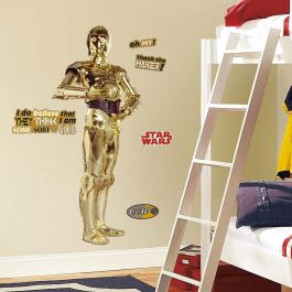 Väggdekor Star Wars Classic C-3PO Giant RoomMates