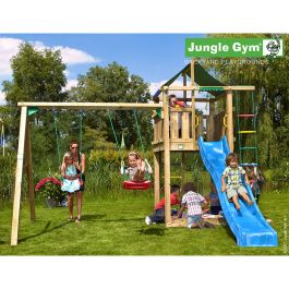 Lektorn Lodge med gungmodul Jungle Gym