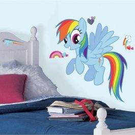 Väggdekor My Little Pony Rainbow Dash Giant RoomMates