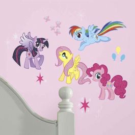 Väggdekor My Little Pony RoomMates with Glitter