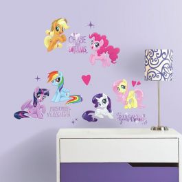 Väggdekor My Little Pony The Movie RoomMates with Glitter
