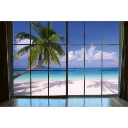 Tapet Beach Window View Dimex