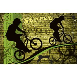 Tapet Green Bicycle Dimex