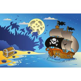 Tapet Pirate Ship Dimex