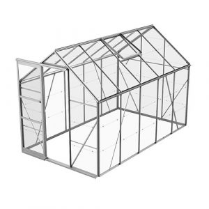 Växthus Bruka Aluminium Glas, Ja, 6,1 M²