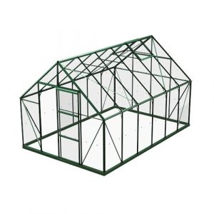 Växthus Bruka Grön Glas, Ja, 9,7 M²