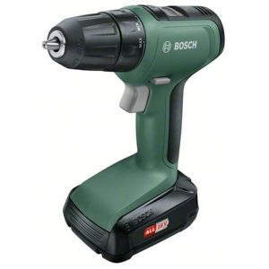 Bosch DIY Universal Drill Borrskruvdragare med väska, 1,5Ah batteri och laddare