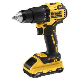 Dewalt DCD709D2T Slagskruvdragare med batterier och laddare