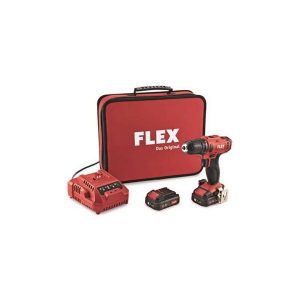 Flex DD 2G 10,8-LD Borrskruvdragare med 2,5Ah batterier och laddare