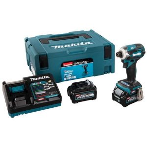 Makita TD001GD201 Slagskruvdragare med batterier och laddare