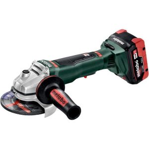 Metabo WPB 18 LTX BL 125 Quick Vinkelslip med 5,5Ah batterier och laddare