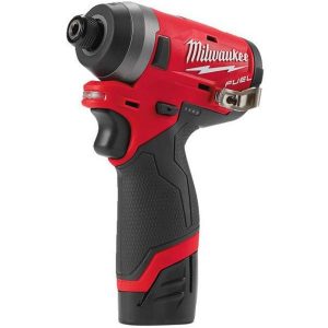 Milwaukee M12 FID-202X Slagskruvdragare med 2,0Ah batterier och laddare