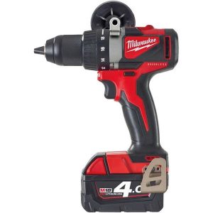 Milwaukee M18 BLDD2-402X Borrskruvdragare med 4,0Ah batterier och laddare