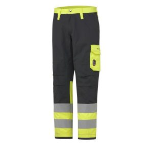 Helly Hansen Workwear Aberdeen Arbetsbyxa varsel, gul/granitgrå C46