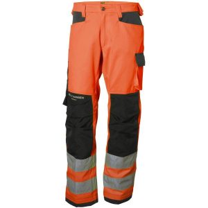 Helly Hansen Workwear Alna Arbetsbyxa varsel, orange/grå C44