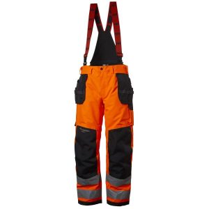 Helly Hansen Workwear Alna Arbetsbyxa varsel, orange/svart C46