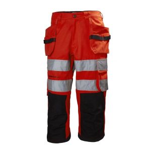 Helly Hansen Workwear Alna Arbetsbyxa varsel, röd/svart C44