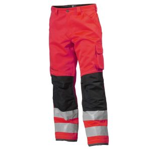 Helly Hansen Workwear Alna Arbetsbyxa varsel, röd/svart C44