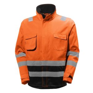 Helly Hansen Workwear Alna Jacka varsel, orange/grå 3XL