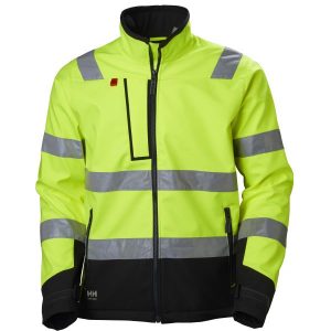 Helly Hansen Workwear Alna Softshelljacka varsel, gul/svart Strl 3XL