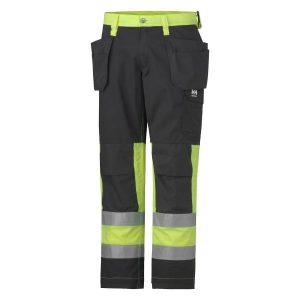 Helly Hansen Workwear Alta Arbetsbyxa varsel, gul/svart C44