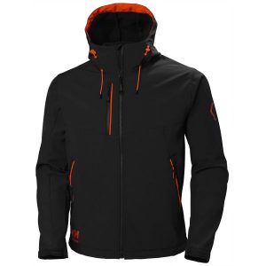 Helly Hansen Workwear Chelsea Evolution Softshelljacka svart/röd Strl L