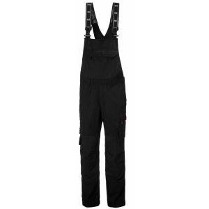 Helly Hansen Workwear Oxford BIB Arbetsbyxa svart, med hängslen C44