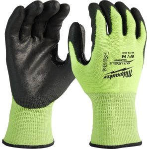 Milwaukee 4932478131 Handskar HI-VIS, KAT 3 M/8