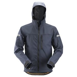 Snickers 1229 AllroundWork Softshelljacka marinblå 3XL