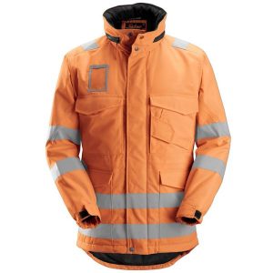 Snickers 1823 Vinterjacka varsel, orange Strl M