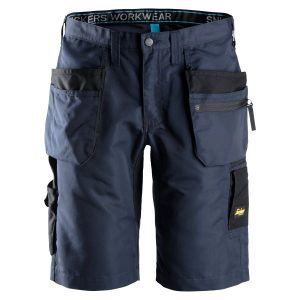 Snickers 6101 LiteWork Arbetsshorts marin/svart 44