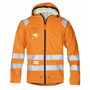 Snickers 8233 Regnjacka varsel, orange Strl M