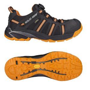 Solid Gear Hydra Skyddssko GTX, svart/orange, glasfiberhätta Strl 43