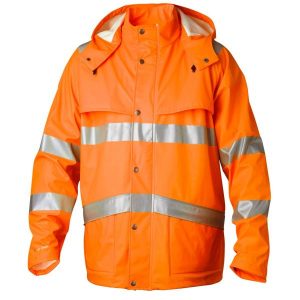 Top Swede 9394 Regnrock 80 cm, varsel, orange Strl XS