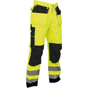 Vidar Workwear V500115C044 Hantverksbyxa gul/svart C44