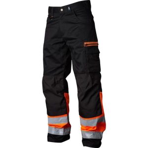 Vidar Workwear V500552C046 Midjebyxa orange/svart C46