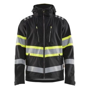 Blåkläder 4494251399334XL Softshelljacka varselgul/svart Stl 4XL