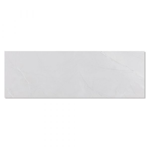 Marmor Kakel Marbella Ljusgrå Blank 33x100 cm