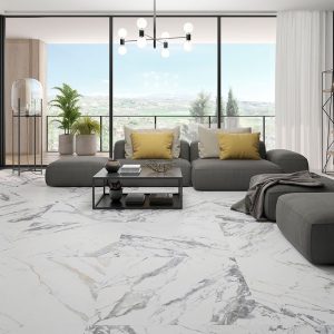 Marmor Klinker Arabescato Vit Matt 60x60 cm