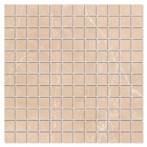 Marmor Mosaik Klinker Bottocino Beige Polerad 30x30