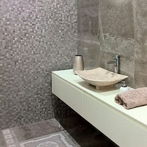 Marmor Mosaik Klinker Marmoris Brun Matt 30x30