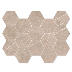 Marmor Mosaik Klinker Prestige Beige Polerad 33x23 cm