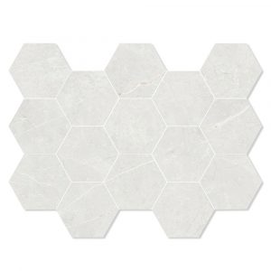 Marmor Mosaik Klinker Prestige Vit Matt 33x23 cm