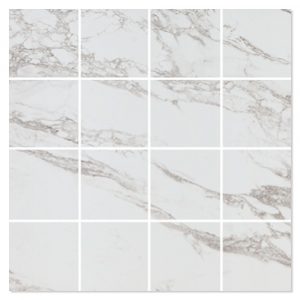 Marmor Mosaik Klinker Vetica Vit Polerad 30x30