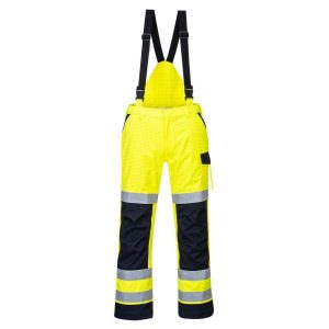 Portwest MV71 Byxa Hi-Vis gul, flamskyddad 3XL